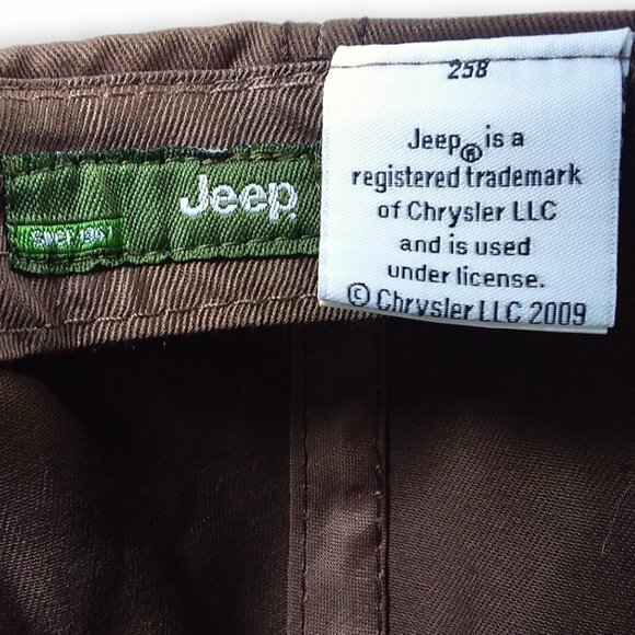 Jeep Cap Hat Mossy Oak Camo Brown Flannel Embroidered Hunting One Size NWOT - Picture 10 of 11